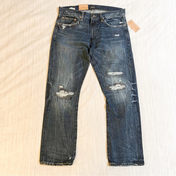 Ralph Lauren Varick Slim Straight Rope Dyed Jeans - Picture 1 of 16